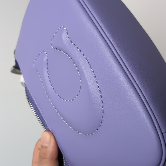 Coach CR099 Teri Shoulder leather Bag Silver/Light Violet (Frim Price) - Picture 6 of 16